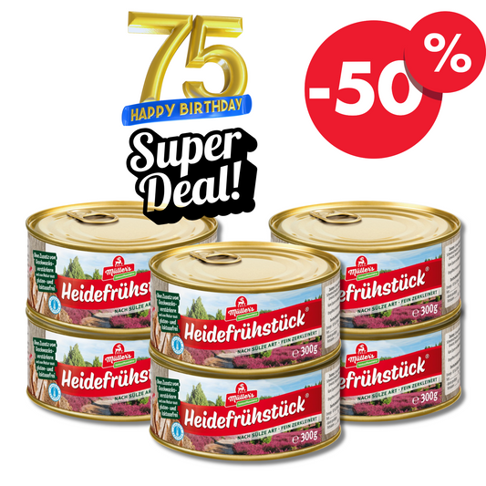 Müller's Heidefrühstück ® fein nach Sülze-Art 300g - 6er Set